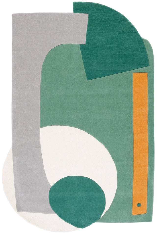 Safavieh Fifth Avenue Ftv146Y Green/Ivory Rug - Safavieh - ftv146y - 5
