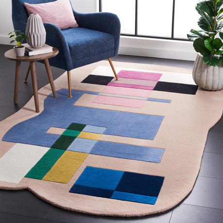 Safavieh Fifth Avenue Ftv148B Beige/Blue Rug - Safavieh - ftv148b - 5