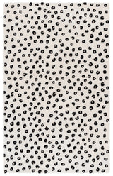 Safavieh Fifth Avenue 4'-0" x 6'-0" Rug in Ivory / Black