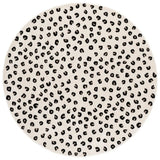 Safavieh Fifth Avenue 6'-0" x 6'-0" Rug in Ivory / Black