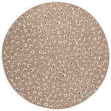 Safavieh Fifth Avenue 6'-0" x 6'-0" Rug in Beige / Ivory