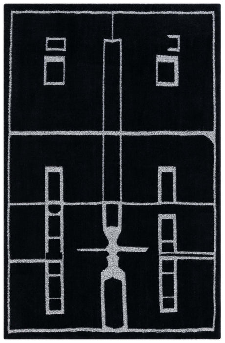 Safavieh Fifth Avenue Ftv201Z Black/Ivory Rug - Safavieh - ftv201z - 4