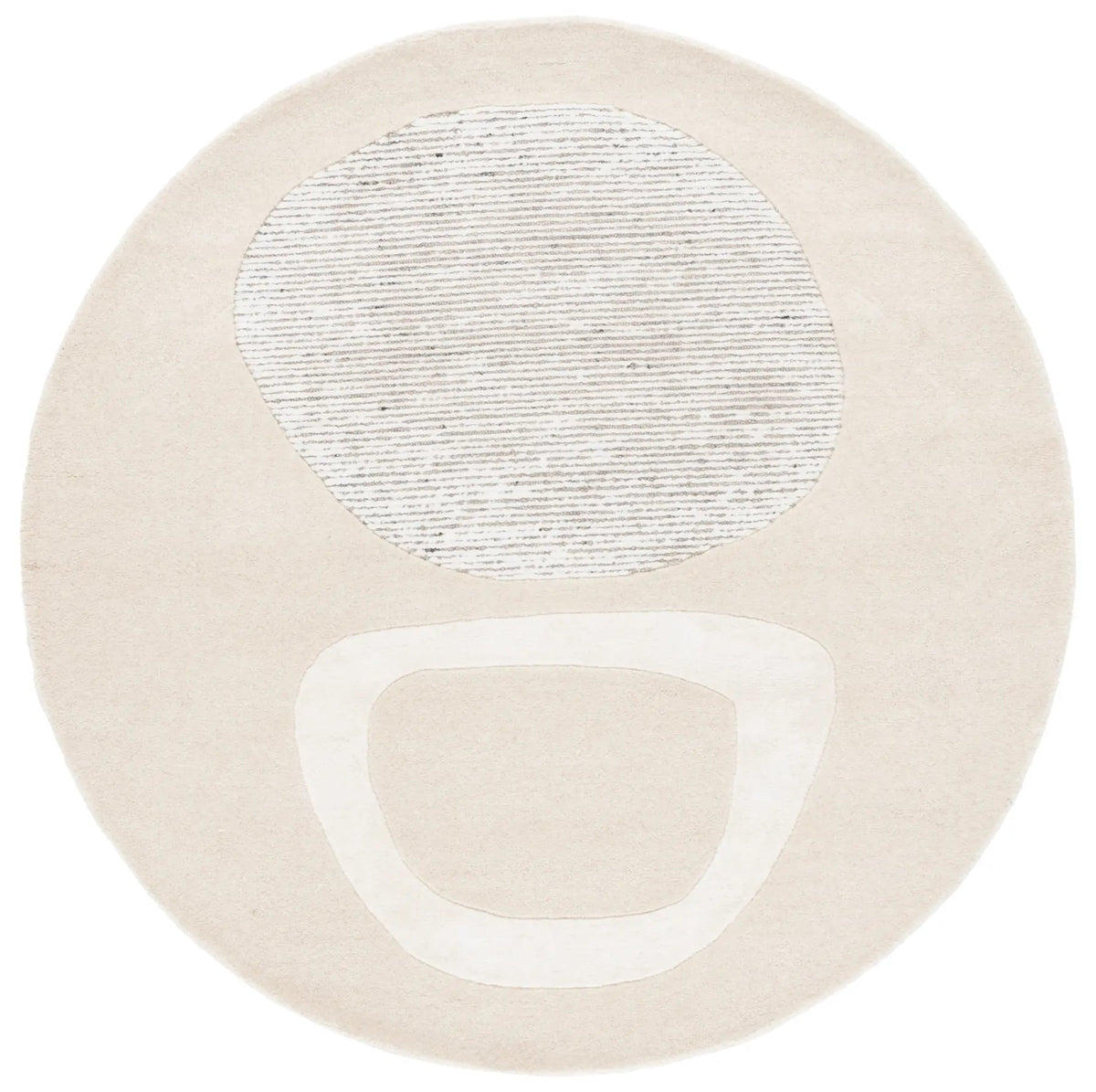 Safavieh Fifth Avenue 6'-0" x 6'-0" Rug in Ivory / Grey