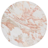 Safavieh Fifth Avenue 6'-0" x 6'-0" Rug in Beige / Rust
