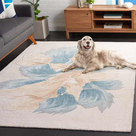 Safavieh Fifth Avenue Ftv503L Beige/Teal Rug - Safavieh - ftv503l - 3