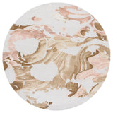 Safavieh Fifth Avenue 6'-0" x 6'-0" Rug in Beige / Rust