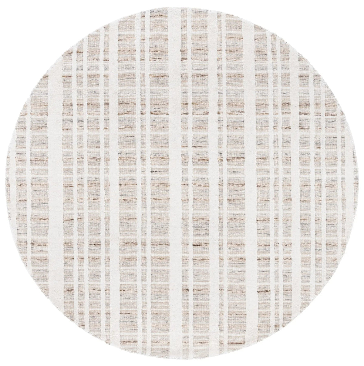 Safavieh Fifth Avenue 6'-0" x 6'-0" Rug in Ivory / Taupe