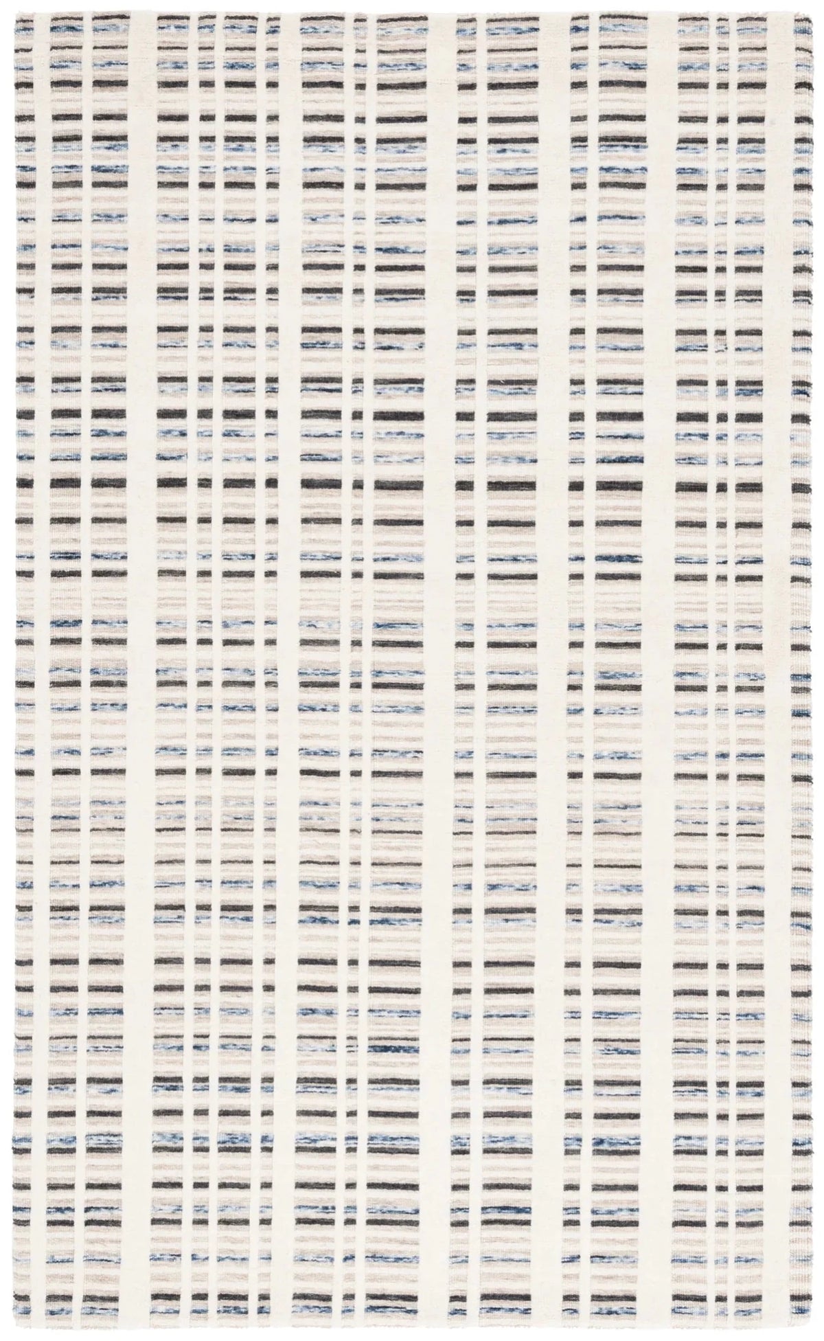 Safavieh Fifth Avenue 4'-0" x 6'-0" Rug in Dark Grey / Ivory