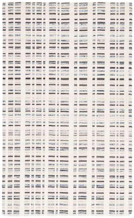 Safavieh Fifth Avenue 4'-0" x 6'-0" Rug in Dark Grey / Ivory