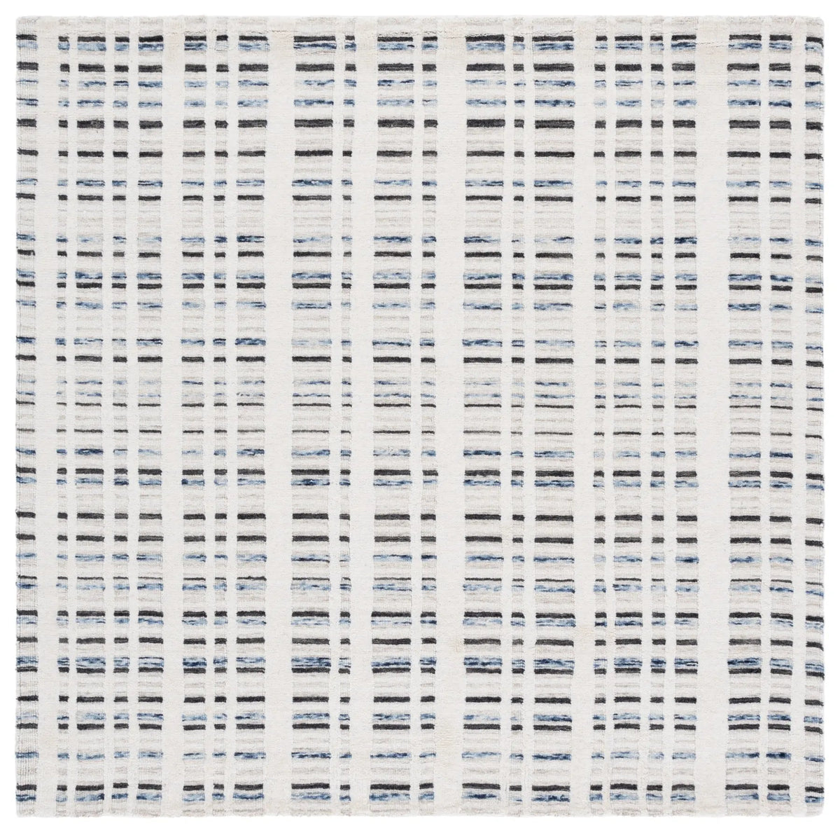 Safavieh Fifth Avenue 6'-0" x 6'-0" Rug in Dark Grey / Ivory