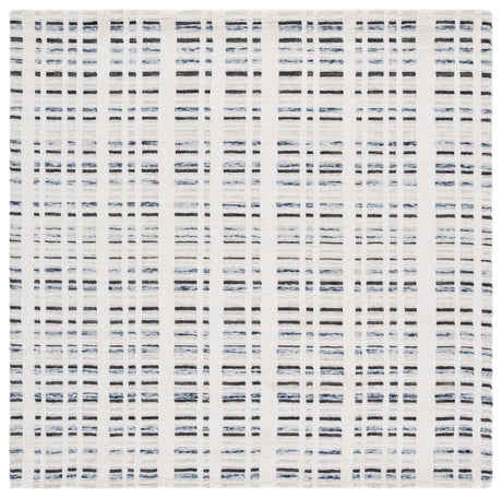 Safavieh Fifth Avenue 6'-0" x 6'-0" Rug in Dark Grey / Ivory