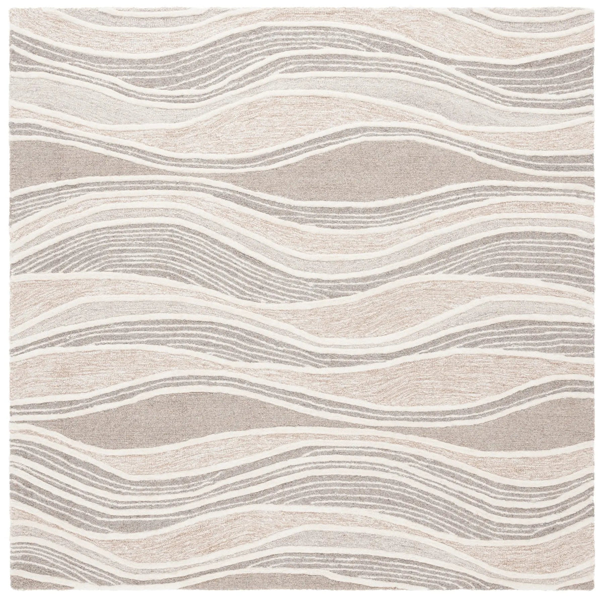 Safavieh Fifth Avenue 6'-0" x 6'-0" Rug in Natural / Ivory