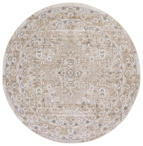 Safavieh Finley 6'-7" x 6'-7" Rug in Beige / Ivory