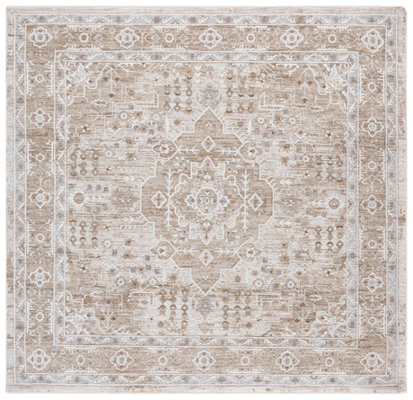 Safavieh Finley 6'-7" x 6'-7" Rug in Beige / Ivory