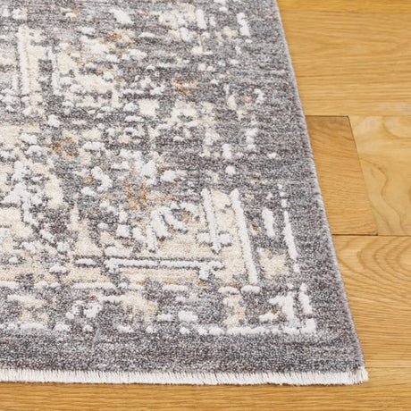 Safavieh Finley 4'-0" x 6'-0" Rug in Dark Grey / Beige