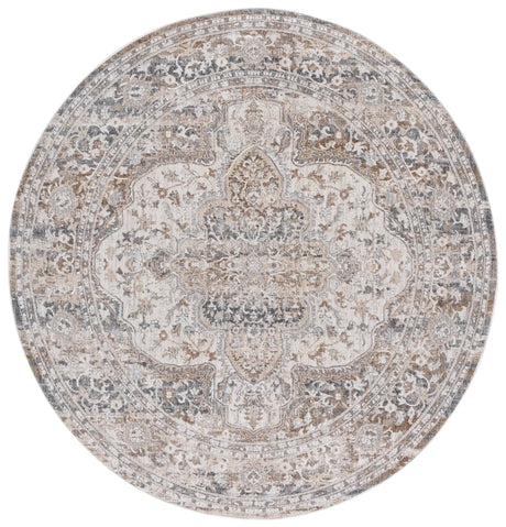 Safavieh Finley 6'-7" x 6'-7" Rug in Beige / Grey