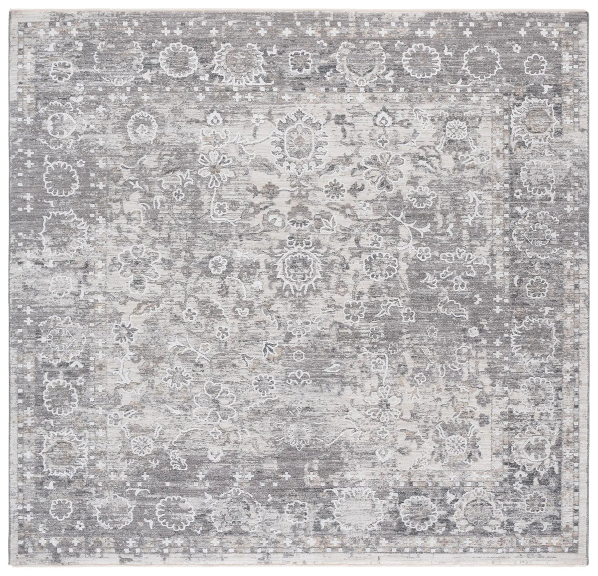 Safavieh Finley 6'-7" x 6'-7" Rug in Grey / Beige