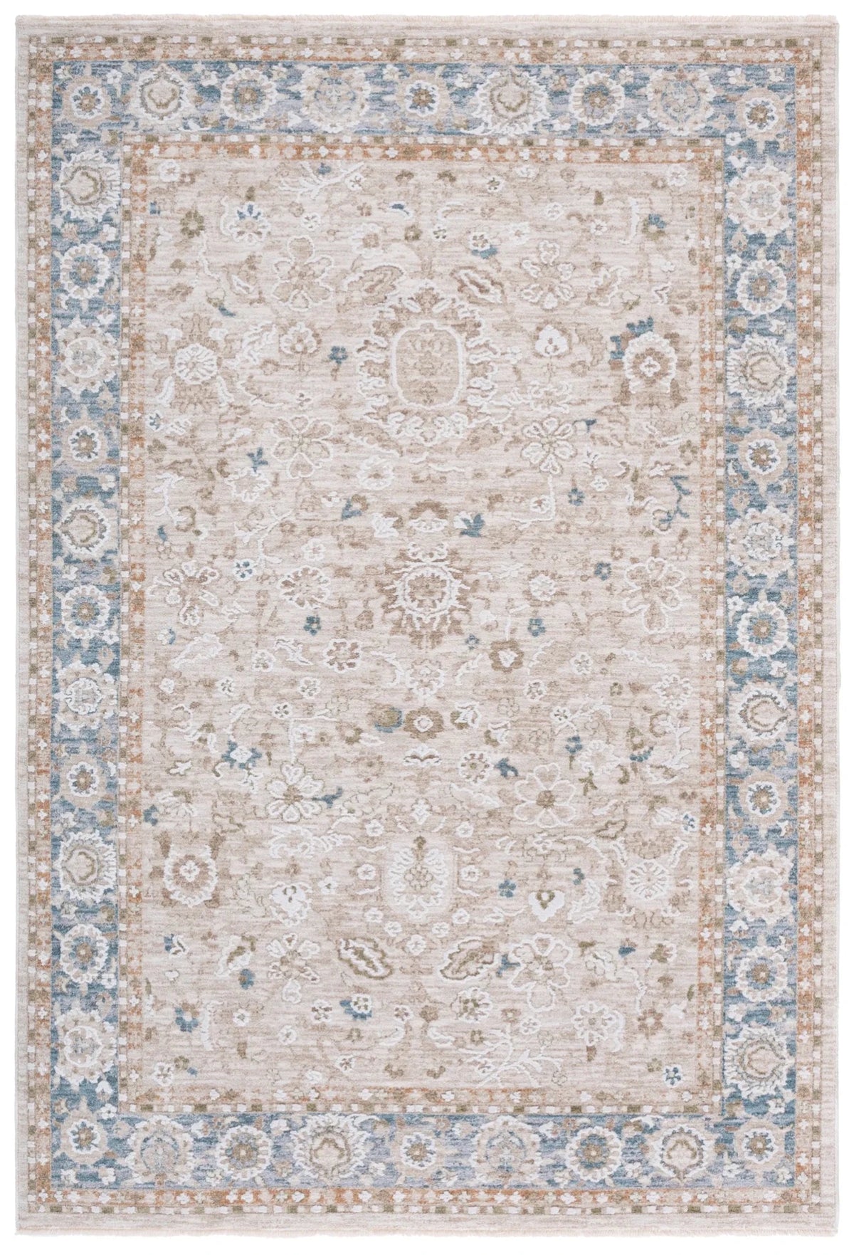 Safavieh Finley 4'-0" x 6'-0" Rug in Blue / Beige