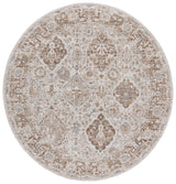 Safavieh Finley 6'-7" x 6'-7" Rug in Brown / Grey