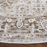 Safavieh Finley 6'-7" x 6'-7" Rug in Brown / Grey