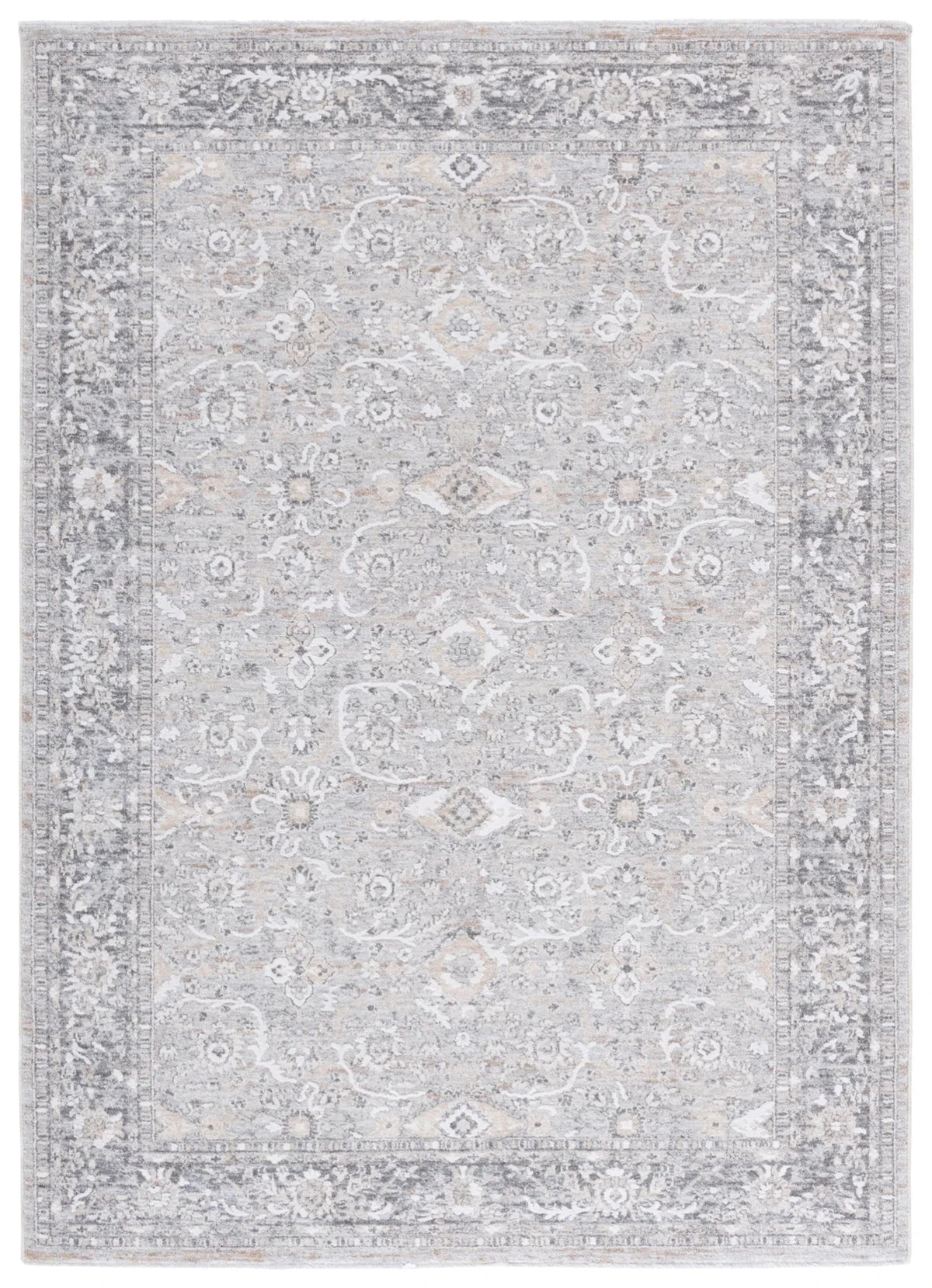 Safavieh Finley 4'-0" x 6'-0" Rug in Grey / Light Grey