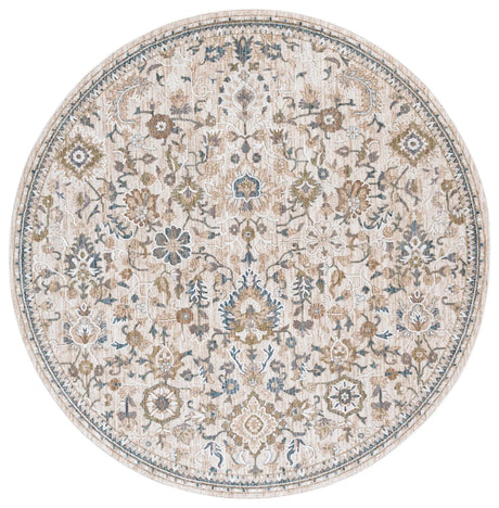 Safavieh Finley 6'-7" x 6'-7" Rug in Beige / Blue