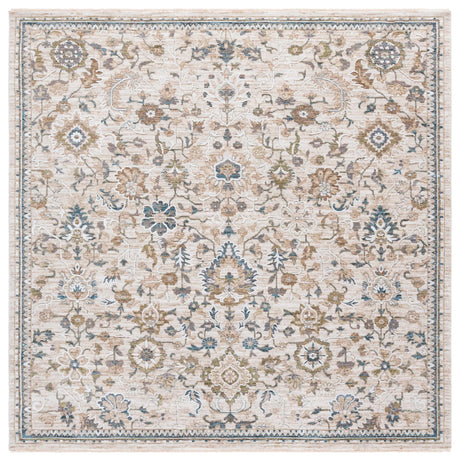Safavieh Finley 6'-7" x 6'-7" Rug in Beige / Blue