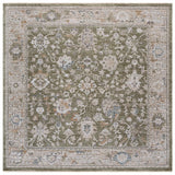 Safavieh Finley 6'-7" x 6'-7" Rug in Green / Beige