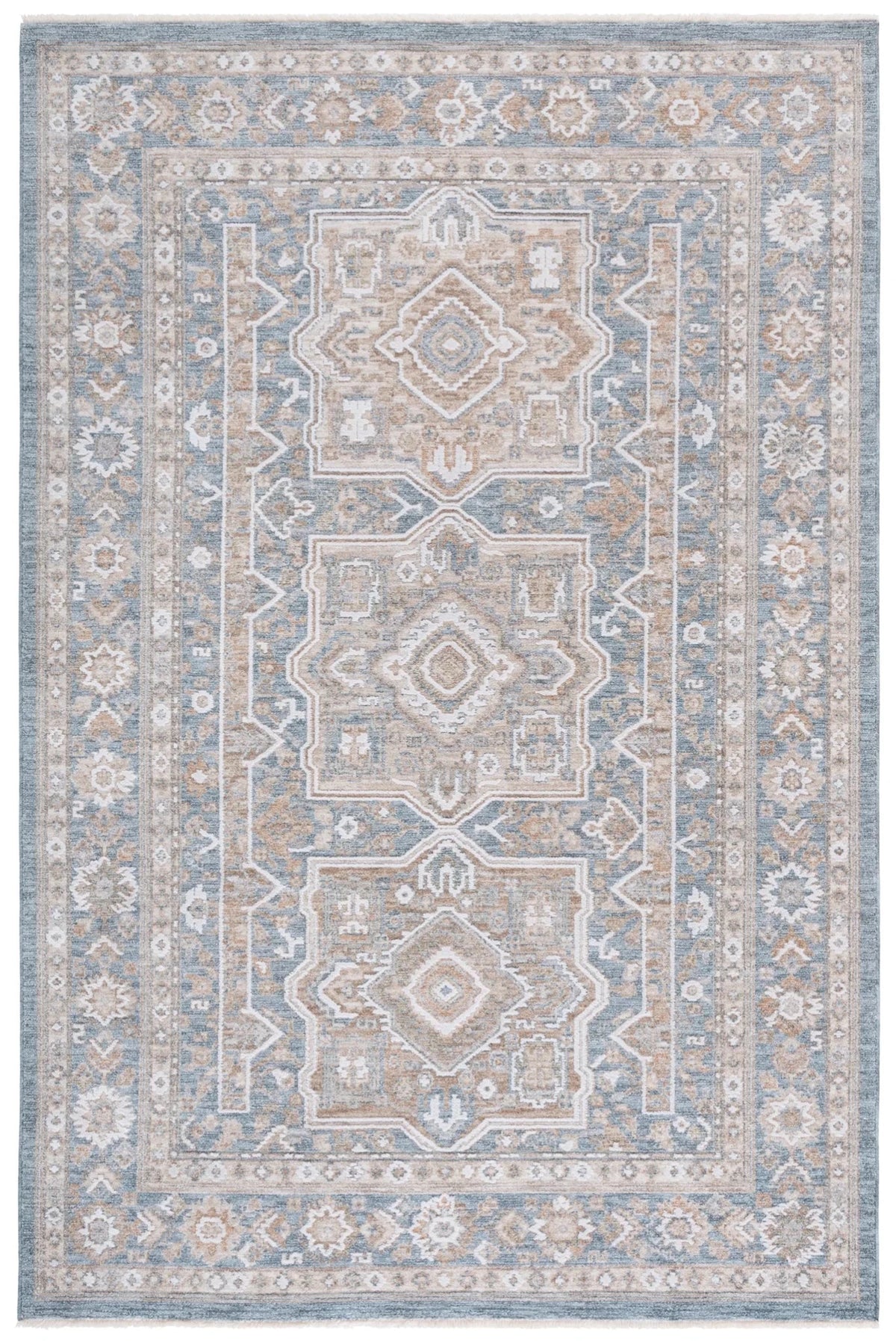 Safavieh Finley 4'-0" x 6'-0" Rug in Blue / Beige