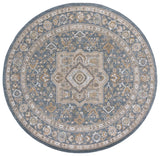 Safavieh Finley 6'-7" x 6'-7" Rug in Blue / Beige