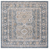 Safavieh Finley 6'-7" x 6'-7" Rug in Blue / Beige