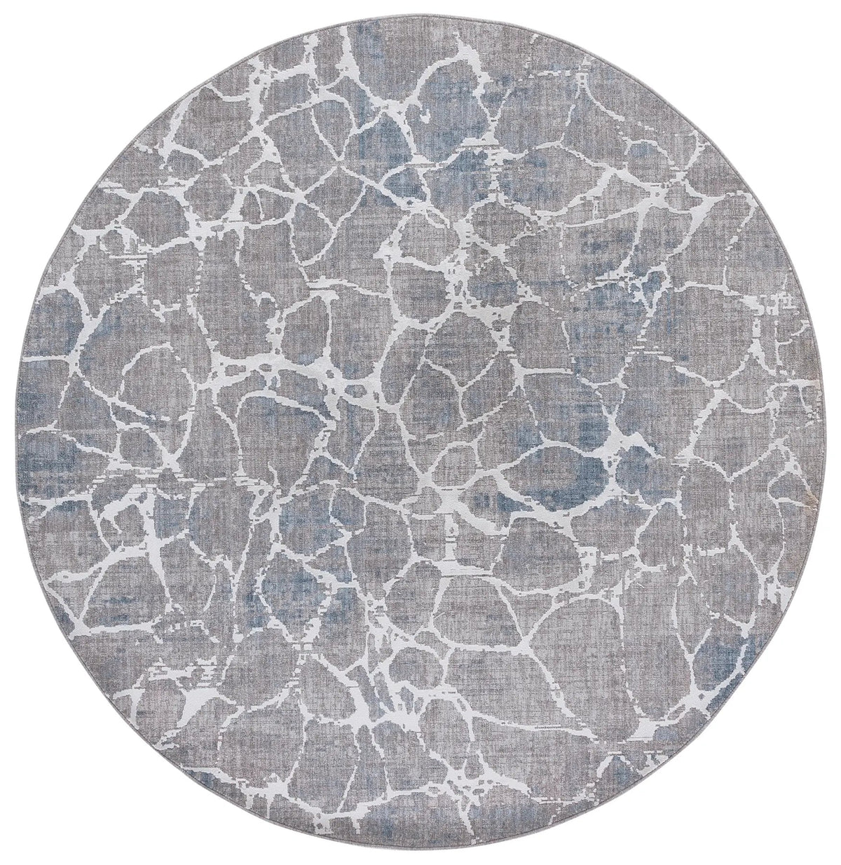 Safavieh Finley Modern 6'-7" x 6'-7" Rug in Grey / Blue