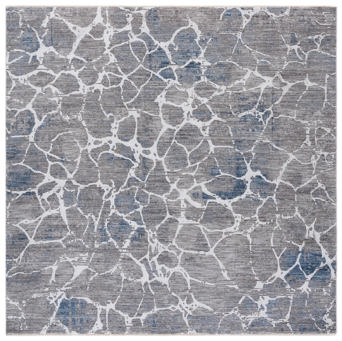 Safavieh Finley Modern 6'-7" x 6'-7" Rug in Grey / Blue