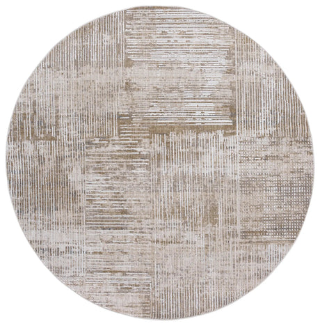 Safavieh Finley Modern 6'-7" x 6'-7" Rug in Ivory / Beige