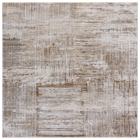 Safavieh Finley Modern 6'-7" x 6'-7" Rug in Ivory / Beige