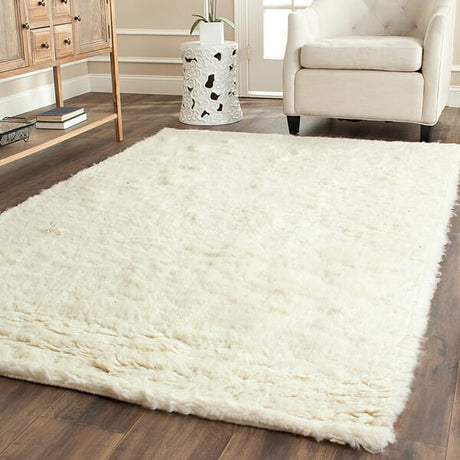 Safavieh Flokati Flk150A Ivory Rugs - Safavieh - flk150a - 2