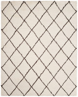 Safavieh Flokati Flk155A Ivory / Brown Rugs - Safavieh - flk155a - 3