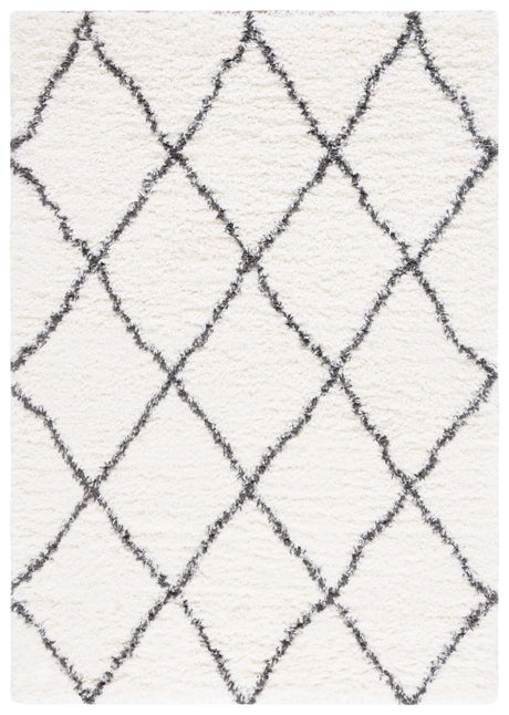 Safavieh Flokati Flkb313A Ivory/Dark Grey Rug - Safavieh - flkb313a - 24