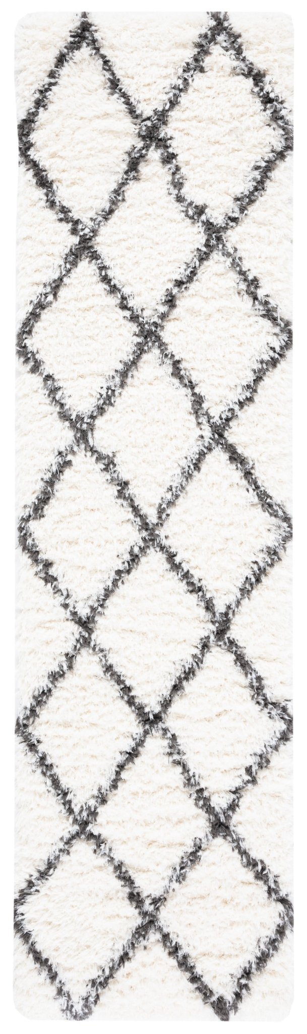 Safavieh Flokati Flkb313A Ivory/Dark Grey Rug - Safavieh - flkb313a - 27