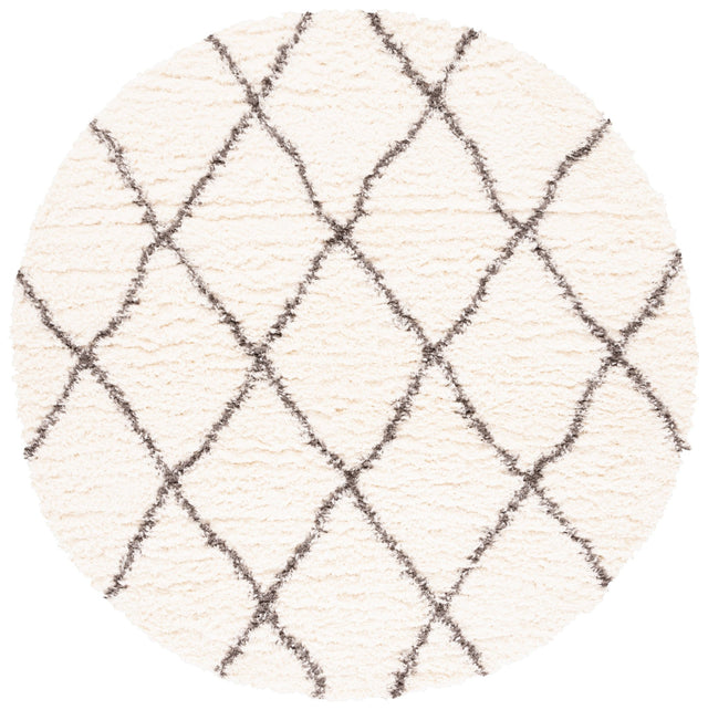 Safavieh Flokati Flkb313A Ivory/Dark Grey Rug - Safavieh - flkb313a - 27