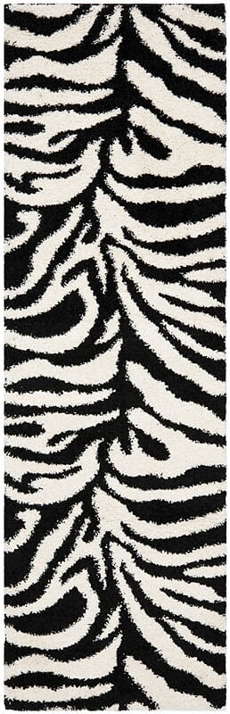 Safavieh Florida Shag Sg452 - 1290 Ivory / Black Rugs - Safavieh - sg452 - 1290 - 27