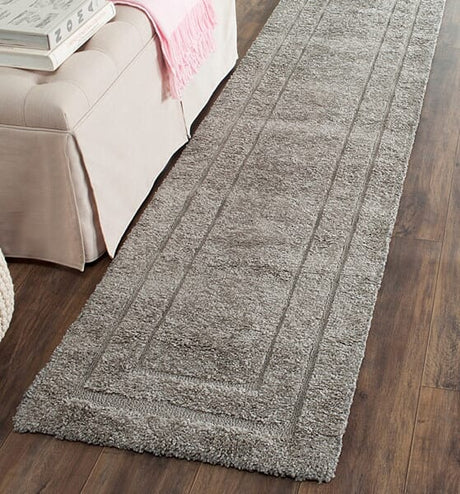 Safavieh Florida Shag Sg454 - 8080 Grey / Grey Rugs - Safavieh - sg454 - 8080 - 4sq
