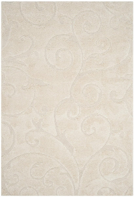 Safavieh Florida Shag Sg455 - 1111 Creme / Creme Rugs - Safavieh - sg455 - 1111 - 3