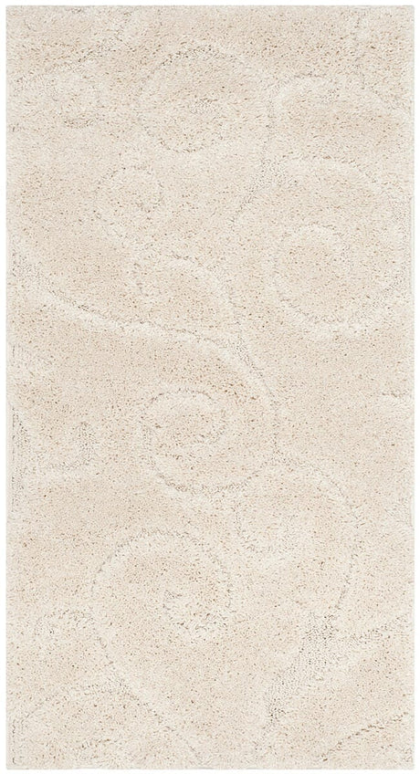 Safavieh Florida Shag Sg455 - 1111 Creme / Creme Rugs - Safavieh - sg455 - 1111 - 7r