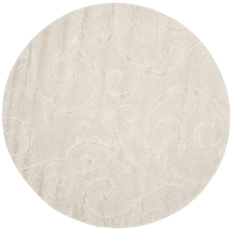 Safavieh Florida Shag Sg455 - 1111 Creme / Creme Rugs - Safavieh - sg455 - 1111 - 7r