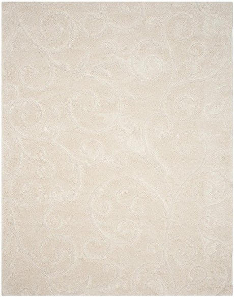 Safavieh Florida Shag Sg455 - 1111 Creme / Creme Rugs - Safavieh - sg455 - 1111 - 7r