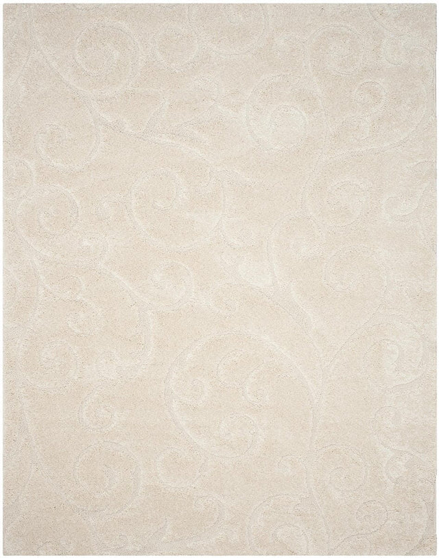 Safavieh Florida Shag Sg455 - 1111 Creme / Creme Rugs - Safavieh - sg455 - 1111 - 7r