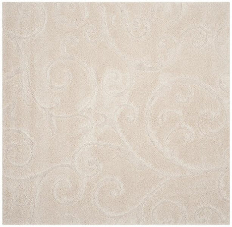 Safavieh Florida Shag Sg455 - 1111 Creme / Creme Rugs - Safavieh - sg455 - 1111 - 7sq