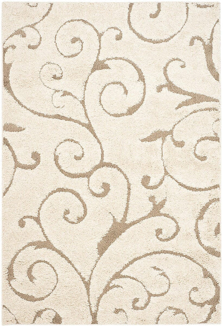 Safavieh Florida Shag Sg455 - 1113 Cream / Beige Rugs - Safavieh - sg455 - 1113 - 24