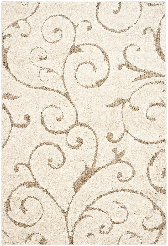 Safavieh Florida Shag Sg455 - 1113 Cream / Beige Rugs - Safavieh - sg455 - 1113 - 24